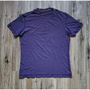 Lululemon Shirt Mens Large Maroon Heathered Crew Neck Short Sleeve Athletic Tee